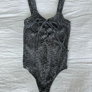 Express Lace Up Bodysuit